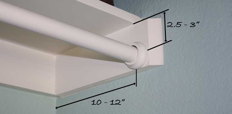 Closet rod dimensions
