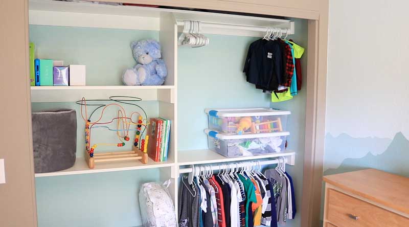 custom closet kids room
